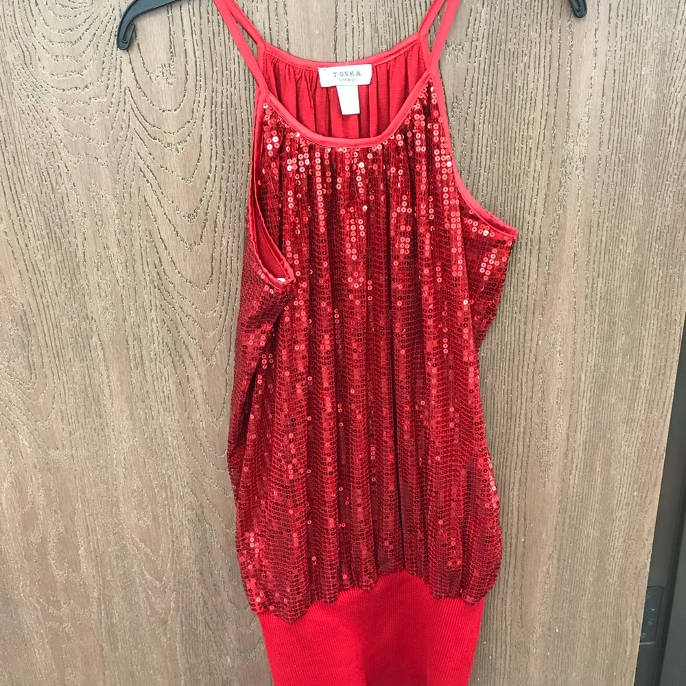 Toska Mini Red Dress 👗